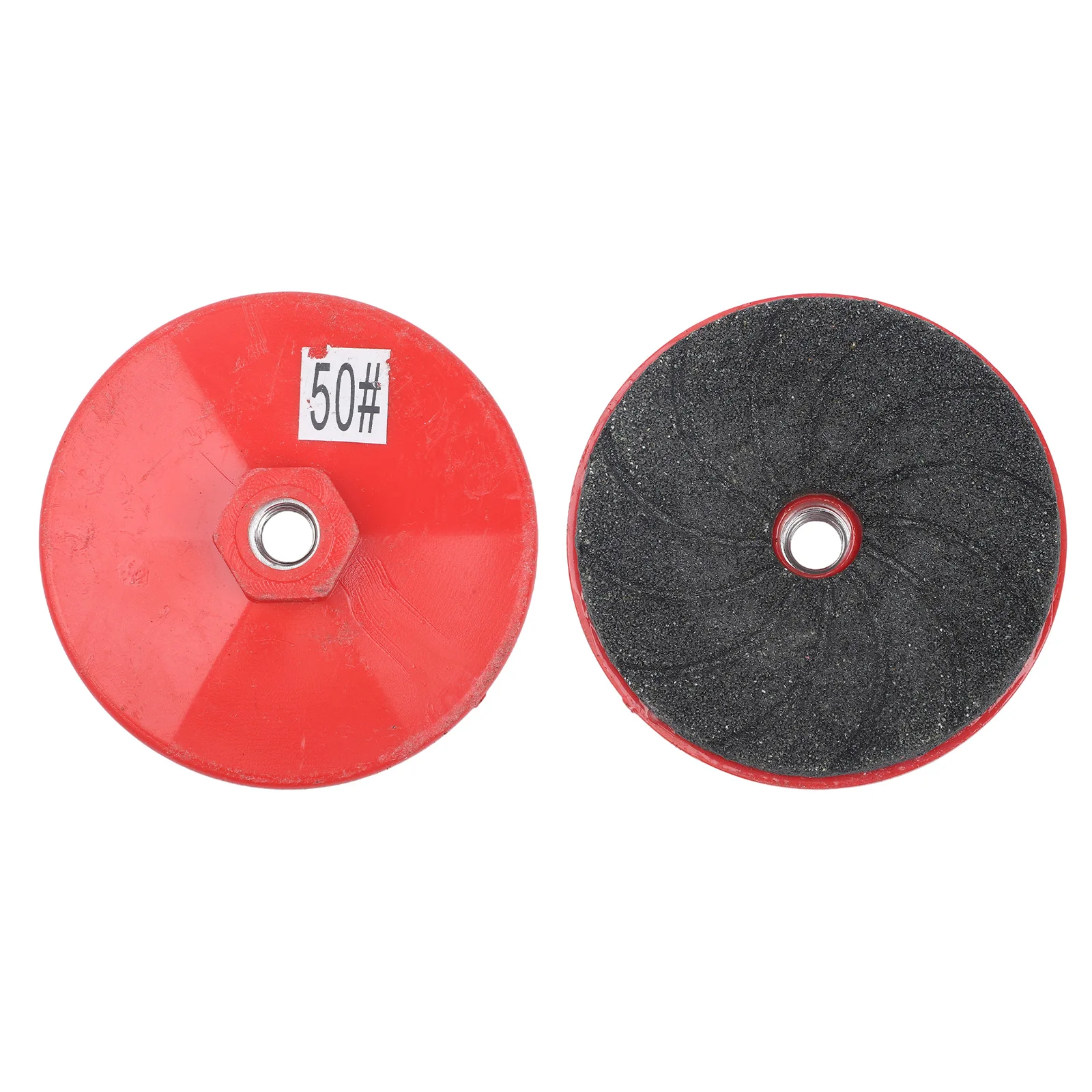 Metal Polishing Disc Silicon Carbide Disc Workshop Use Built-in Thread Thickened Sand Layer Fan-shaped Texture