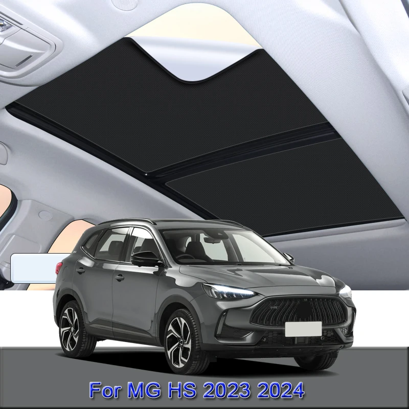 

Fit For MG HS 2023 2024 2025 Car Electrostatic Adsorption Sunroof Sunshade Heat Insulation Skylight Sticker Auto Accessories