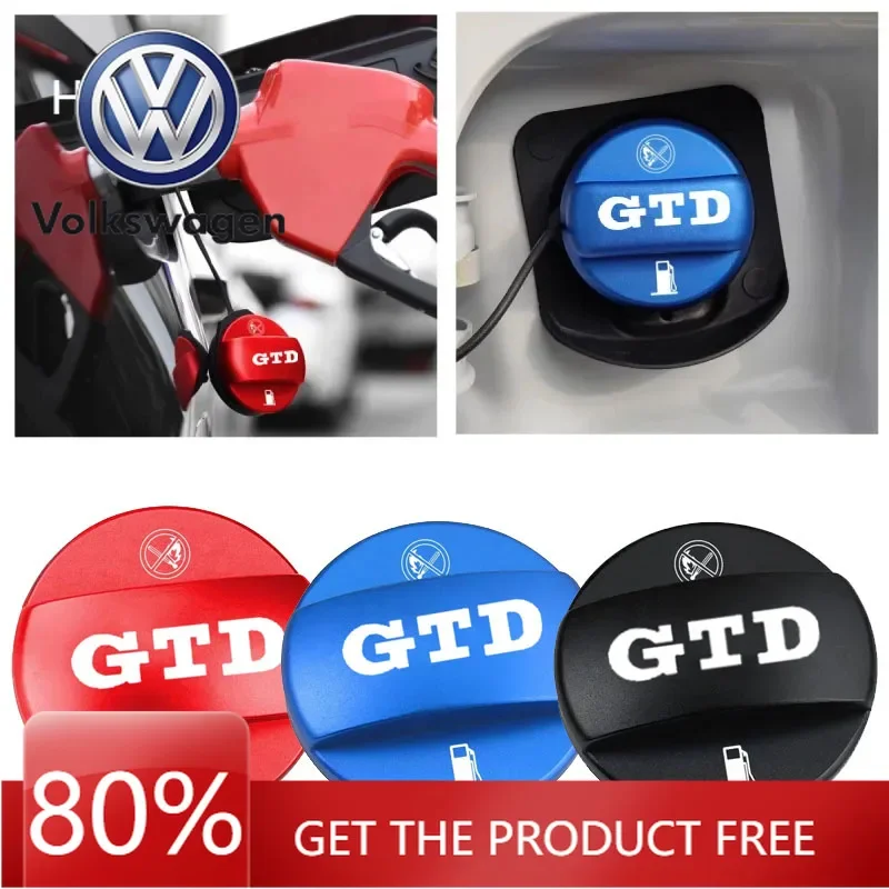 

Крышка топливного бака из сплава для VW Volkswagen Jetta MK5 Golf, 1 шт., с логотипом GTD Rline Golf