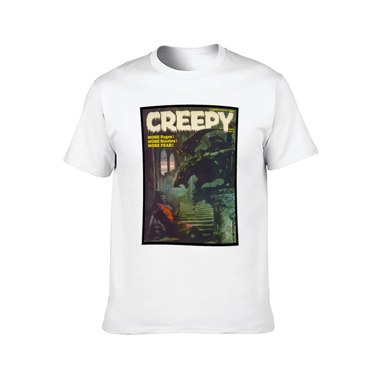 نعم! خمر عظيم كريبي # 6 غلاف مجلة! تي شيرت تي شيرت رجالي قطن أسود تي شيرت قطني عادي للرجال حزمة تي شيرت