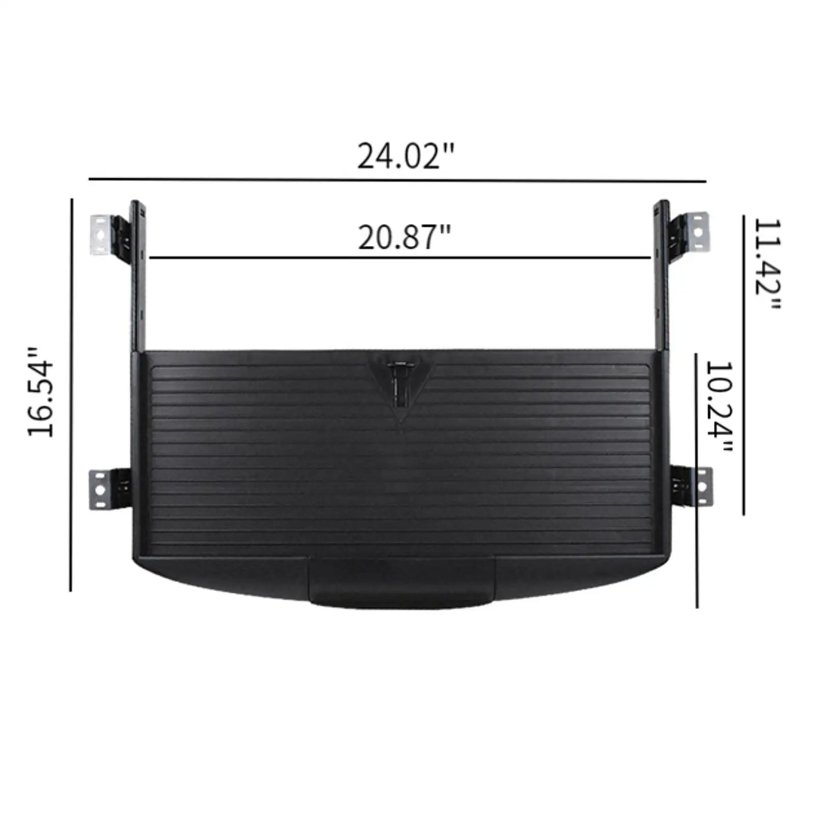 درج كمبيوتر مدمج مع صينية لوحة مفاتيح منزلقة للمكتب المنزلي #6
