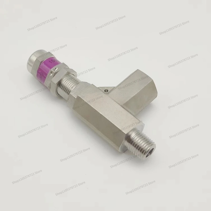 For High Pressure Threaded Safety Valve Unloading Valve Seawater Skid-mounted Oil Ultra-high Pressure Sampling