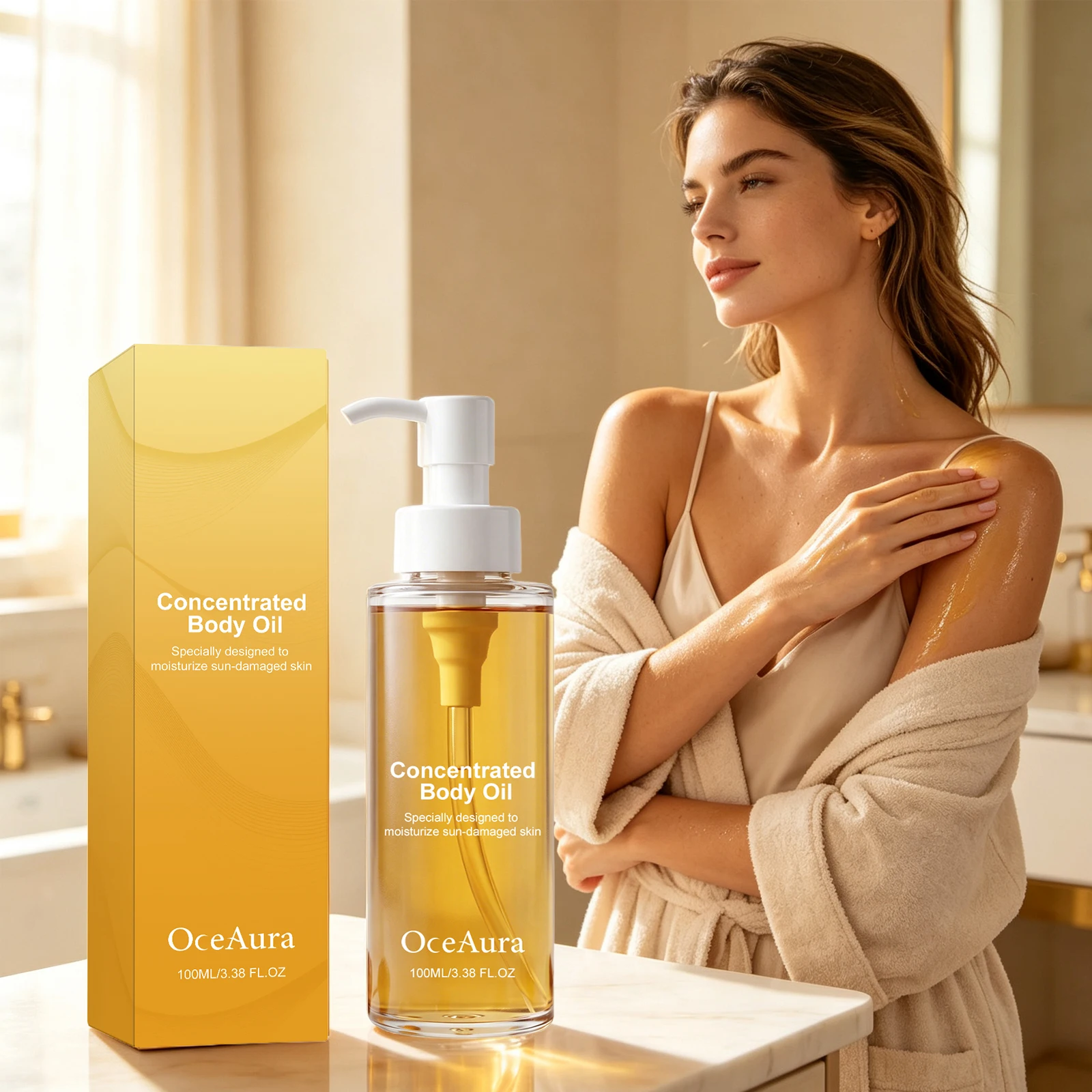 Body Oil Moisturizing Care After Sun Exposure Firming Lifting Smoothing Fine Lines Boost Skin Elasticity Skin Barrier Repair