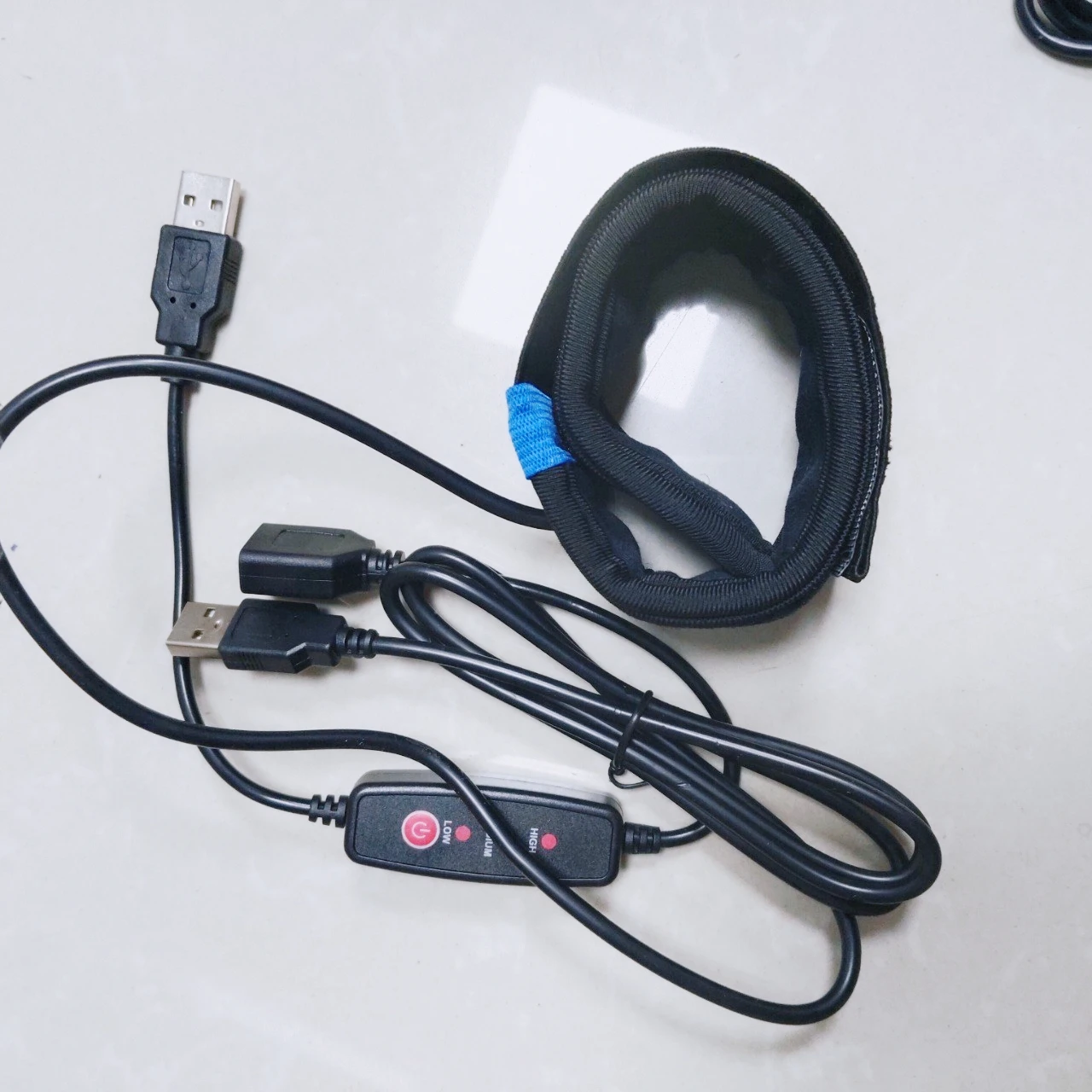 Adjustable Camera Lens Dew Heater Strip Temperature Control Anti-Fog for Astronomical Telescopes Lens Defogging Strap