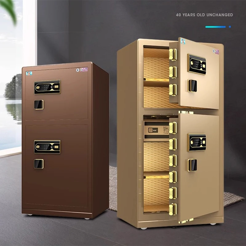 Double door safe heavy duty CSP home anti-theft safe fingerprint password 1/1.2/1.5M WIFI smart connection