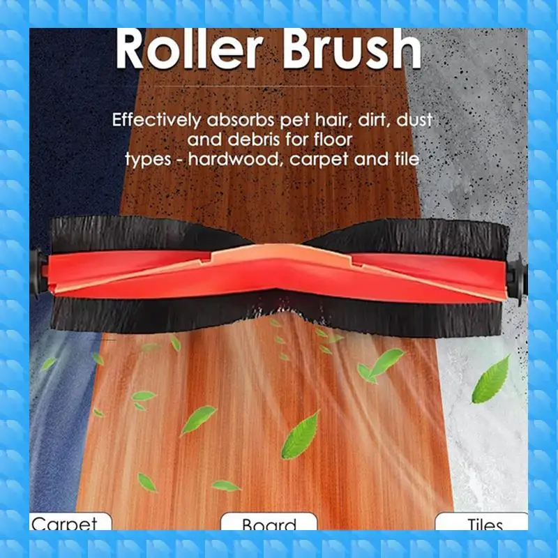 

ETRT For Xiaomi Robot Vacuum X20 Max / D109GL Replacement Parts Main Brush Side Brush Hepa Filter Mop Cloth Dust Bag