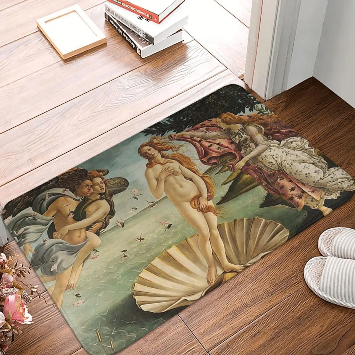 The Birth Of Venus Renaissance Painting Non-slip Doormat Floor Mat Washable Carpet Rug for Kitchen Entrance Bedroom Footpad Mats