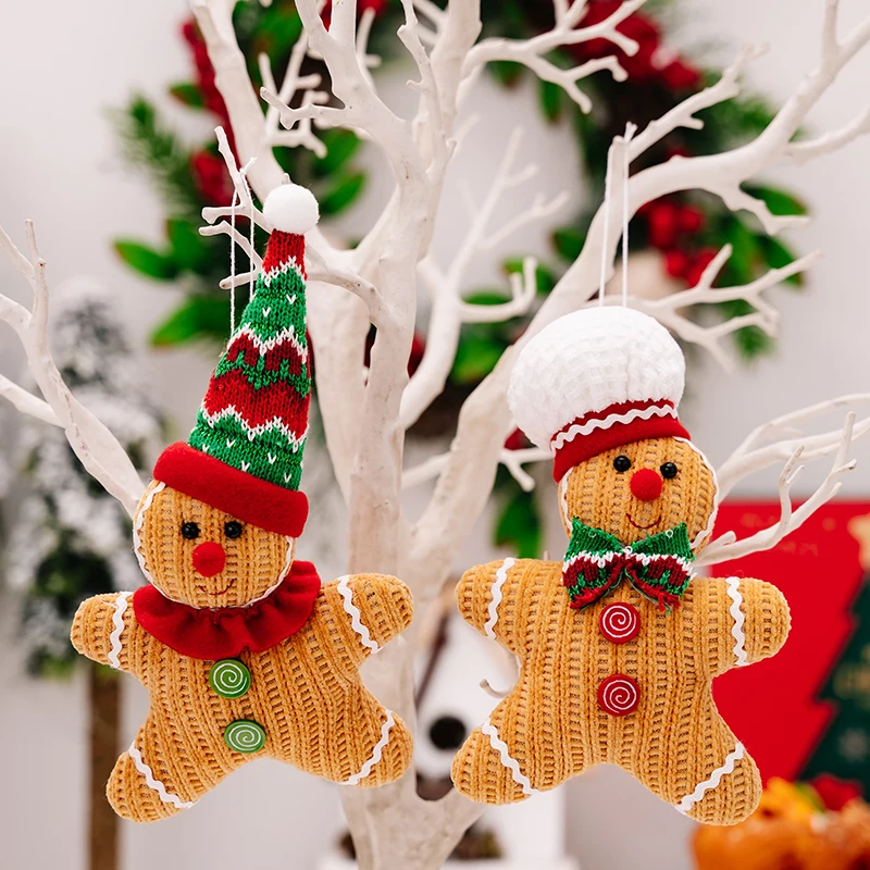 Christmas decoration gingerbread man doll pendant Christmas tree pendant