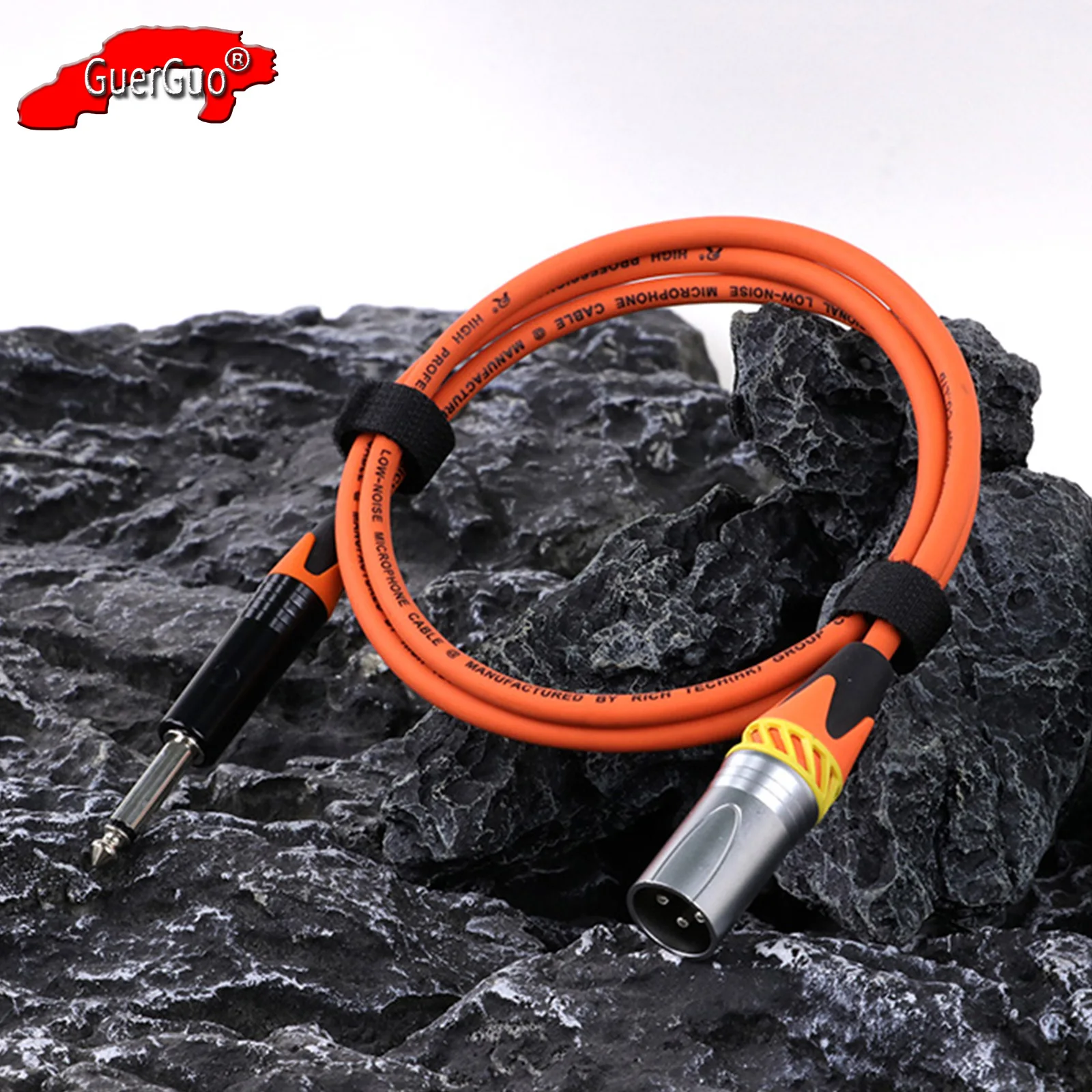 

XLR Cable,6.35mm 1/4 inch TS Mono Jack to 3Pin XLR Male Plug MIC Cord,Quarter Inch to XLR Male Unbalanced Audio Extension Line