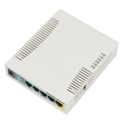 MikroTik-5-Port Roteador sem fio, RB951Ui-2HnD, 5 portas, 1000mW, 300M, Roteadores WiFi, 2x2, Mimo 2.5dbi, WI-FI, 1xPOE In, 5xPOE Out