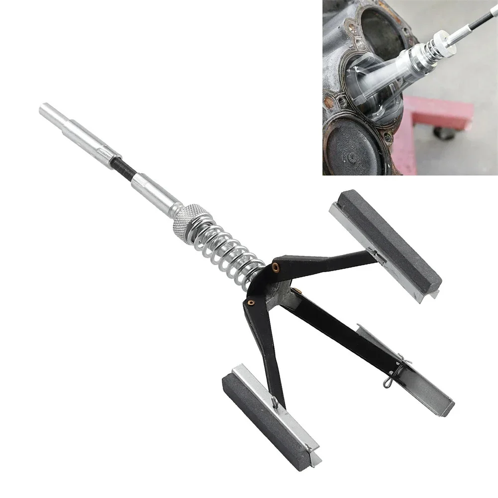 1PCS 18mm-63mm Car Engine Cylinder Honing Tools Three Jaw Adjustable Brake Cylinder Burnisher Hone For Grinding Hole Friction