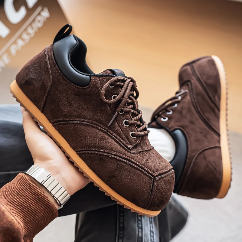 Good Quality Mens Casual Shoes New Autumn Board Footwear Man Hot Sale Fashion Man Outdoor Anti Slip Sneakers Male Solid Colour 7