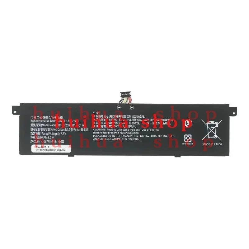 R13B02W/R13B01W Laptop Battery For Xiaomi Mi Notebook Air 13 13.3