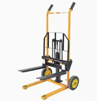 200Kg Load-Bearing Forklift Portable Manual Handling Stacker Light And Small Household Lift Truck Folding Flat Tiger Cart