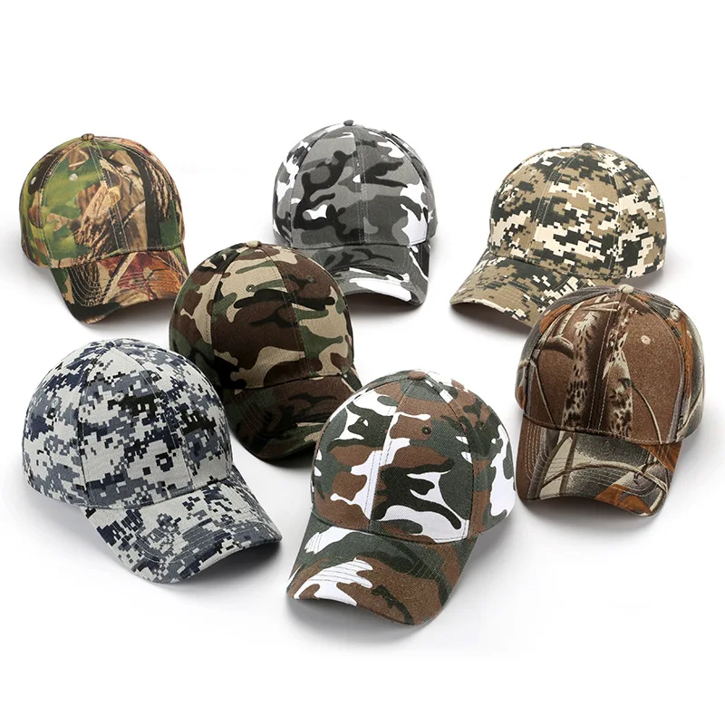 1pc Unisex Camouflage Baseball Cap Classic Tactical Military Hat,Outdoor Sport Breathable Adjustable Tactical Hats for Women Men
