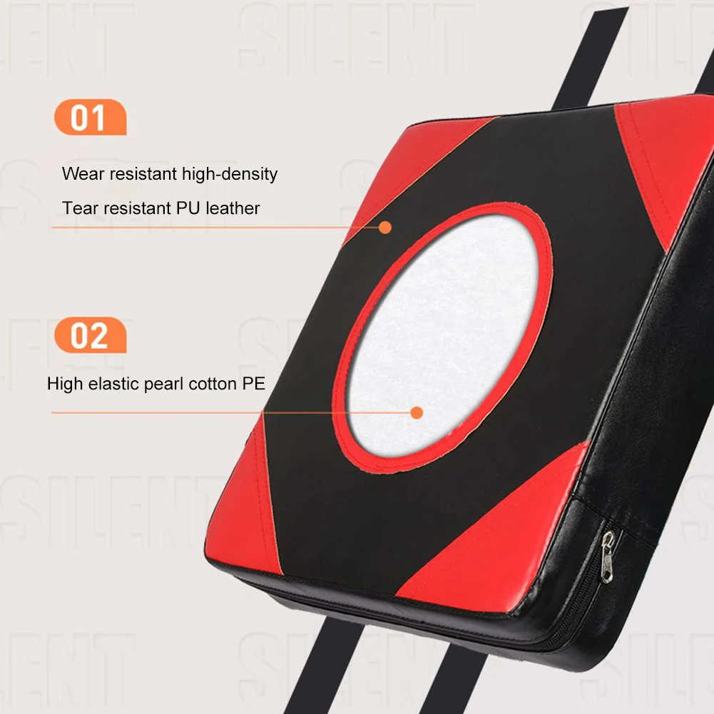 Boxing Punch Target PU Leather Boxing Training Sandbag Adjustable Height Punching Bag Wall Punching Pad for Martial Arts Karate