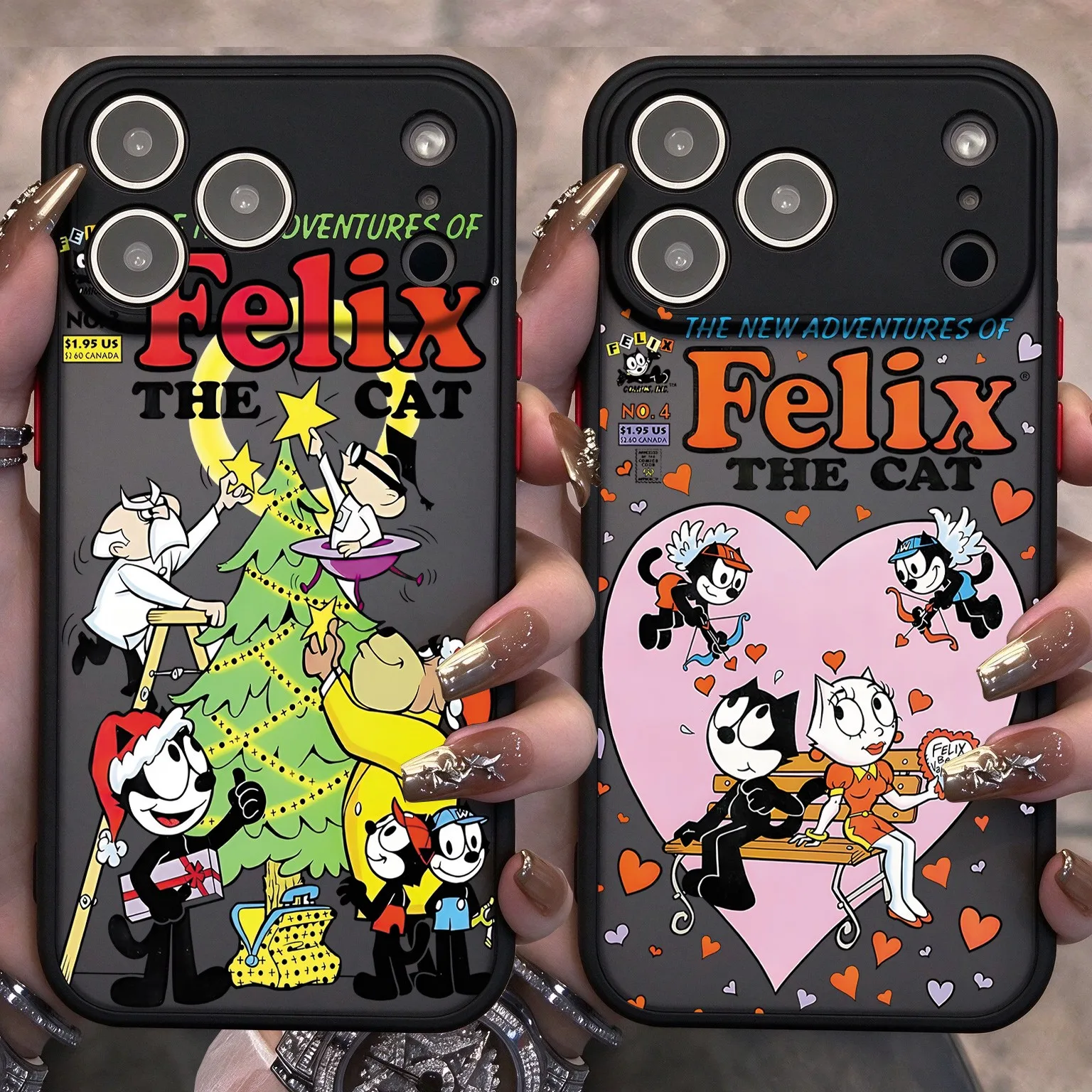 Cartoon Felixs the Cats Phone Case For Samsung Galaxy S25 S24 S23 S22 S21 S20 S10 FE Note20 Plus Ultra Lite 5G