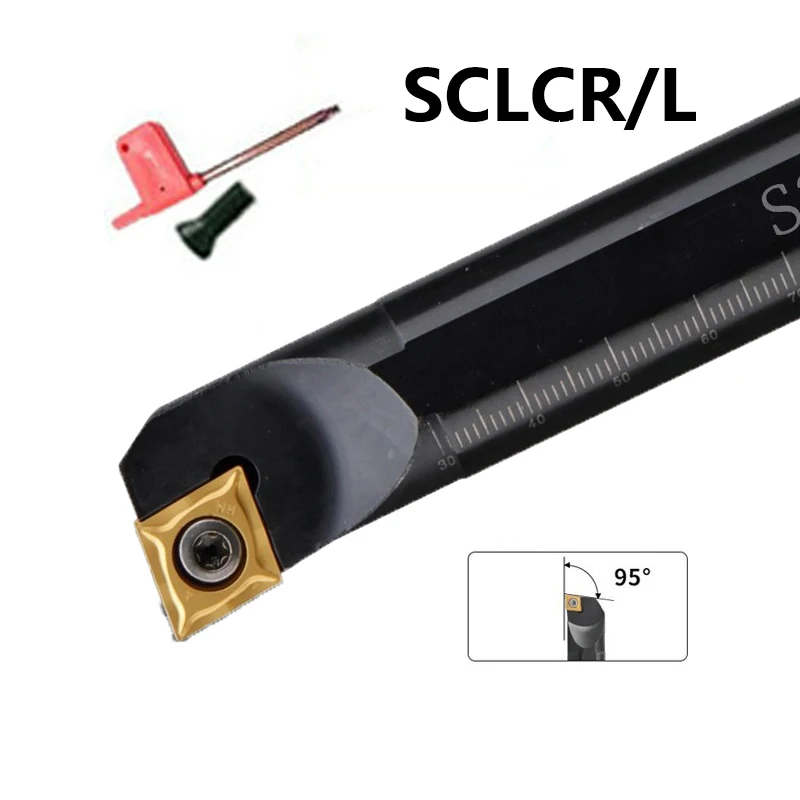 

OYYU SCLCR S-SCLCR Internal Tools Holder Boring Bar For CCMT Inserts S06K S07K S08K S10K S12M S16Q SCLCR06 SCLCR09 Metal Tools