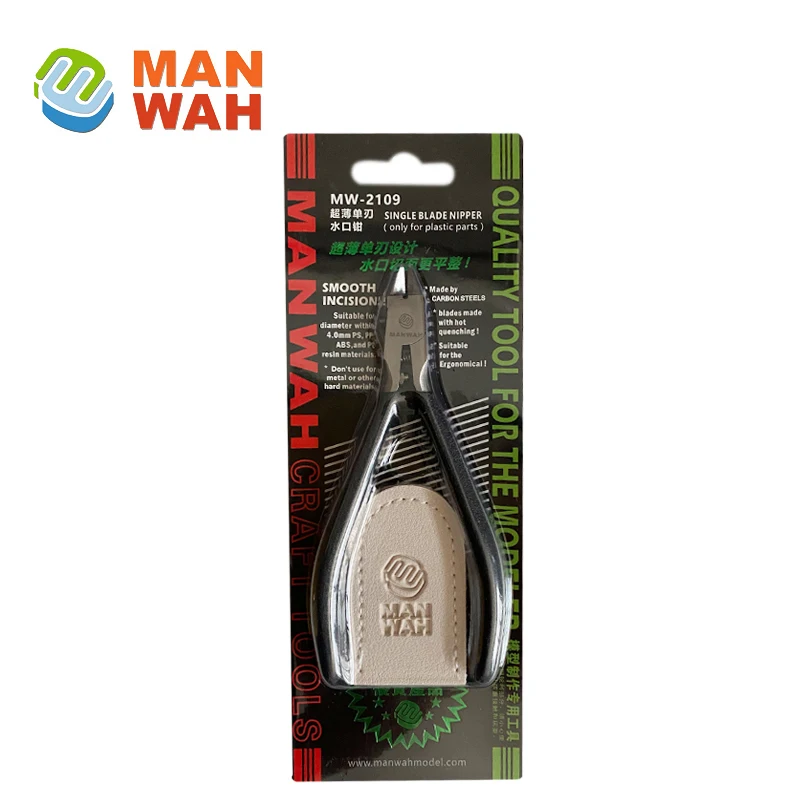 MANWAH MW-2109 Single Blade Nipper for Plastic Parts Cutting Pliers Thin Blade Model Plastic Nippers Modeling Craft Tools