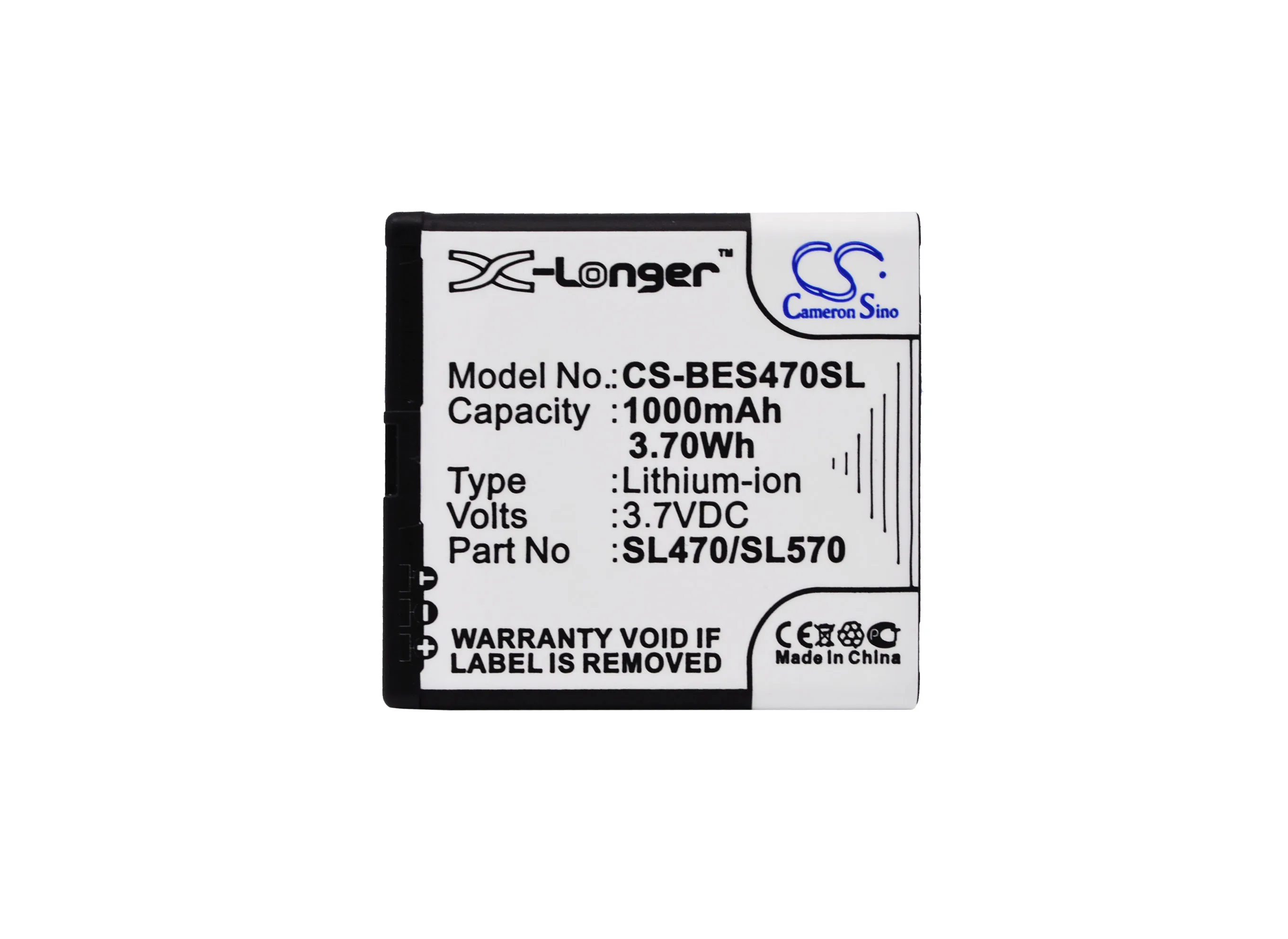 

1000mAh Battery SL470/SL570 for Bea-fon SL470, SL570, SL670_EU001W, SL670A