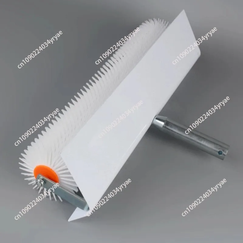 Spiked Screeding Roller Tool for Bubble Removal and Smooth Leveling on Flooring Surfaces Cement Tool with Splash Guard