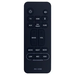 New Remote Control For Denon RC1236 RC-1236 DHT-S316 DHT-S416 DHT-S517 DHT-S216 Home Theater Soundbar Speaker