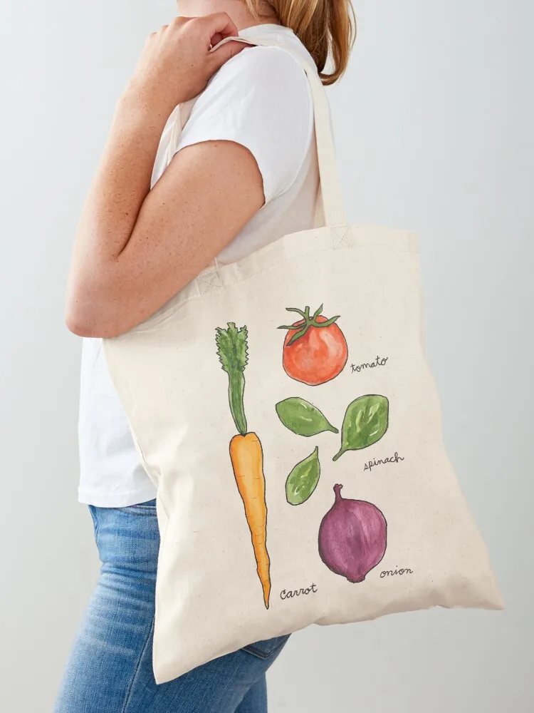 

Garden Veggies Tote Bag personalized tote bag canvas tote bags foldable reusable bag cloth woman