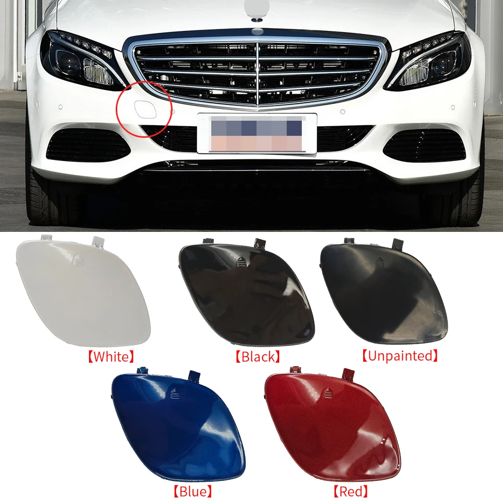 

Крышка переднего бампера для Mercedes W205, черный, белый для Benz C Class C180 C200 C220 C250 C300 2058850324 2015-2017