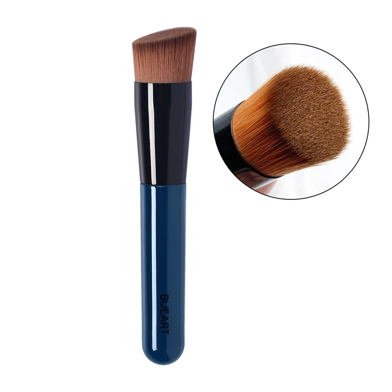 Karsyngirl 131 Flat Head Liquid Foundation Brush Angled Foundation Brush Tool Face Contour Foundation Concealer Makeup Brush