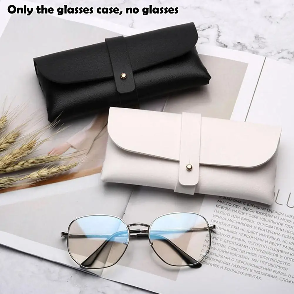 Unisex Retro Glasses Case Soft Protective Cover Mini Portable Fashion Accessory Thickened Layer Box Idea Storage With Gift I6K2