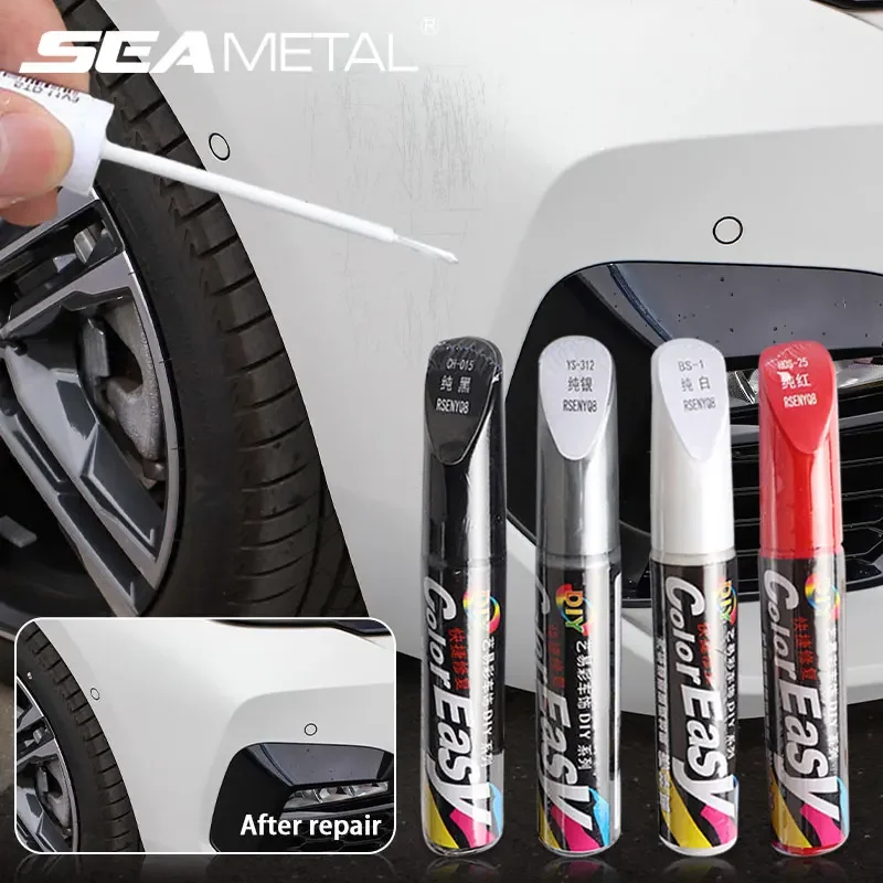 Auto repaint pen white Black Silver Red Scratch repair artifact, point paint repaint special genuine