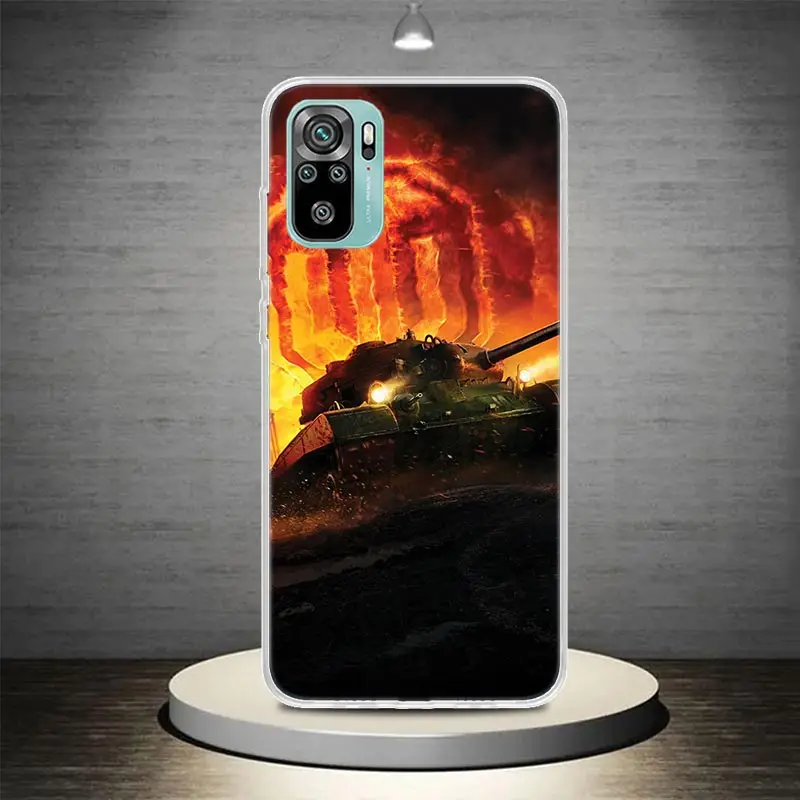 World of Tanks Phone Case Coque For Xiaomi Redmi Note 13 12S 12 11 11S 11T 11E 10 Pro Plus 10S 9 9S 9T 8 8T Global 7 Cover Case