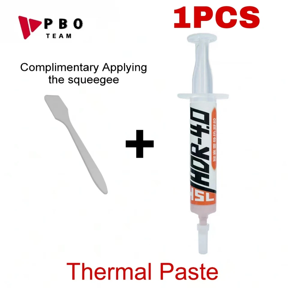 1/3 Piezas Compuesto Térmico Conductor Pasta de Silicona con Espátula para Game PC PS5 Teléfono CPU GPU Yeso Térmico Enfriamiento 5