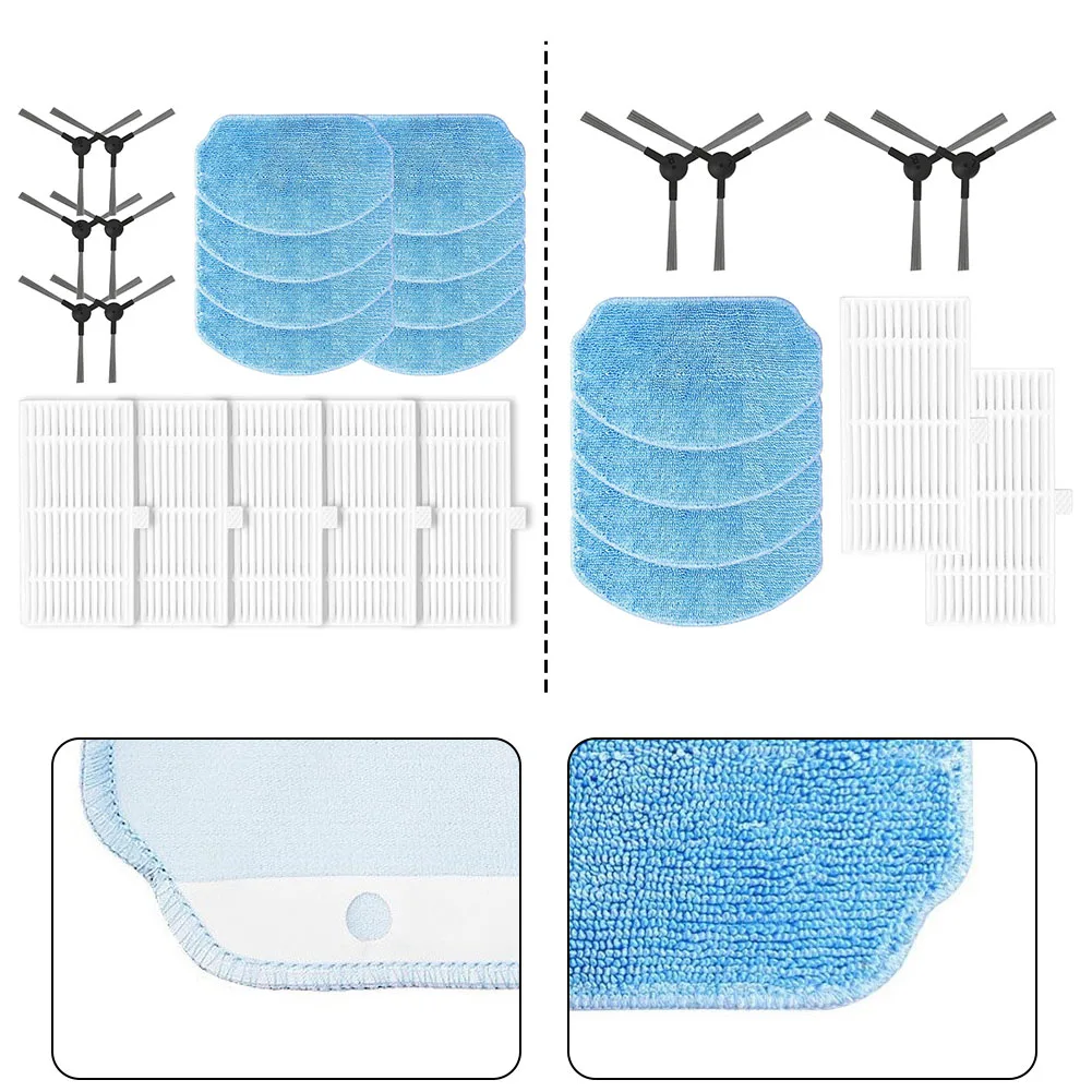 For Conga Animal X 08604 Robot Vacuum Cleaner Side Brush HEPA Filter Mop Cloth Pads Kit Vacuum Cleaner Parts Accessories