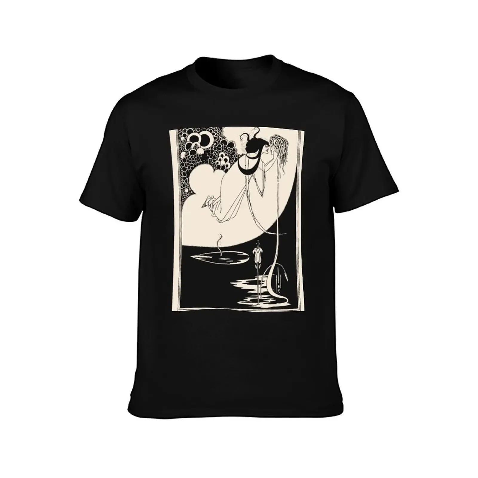 High Res Aubrey Beardsley The Climax 1893 on Cream T-Shirt Aesthetic clothing anime figures anime tshirt mens graphic t-shirts