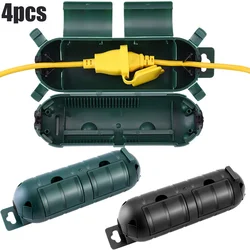 4pcs Outdoor Extension Cord Safety Cover Seal,Weatherproof Electrical Connection Box to Protect Outdoor Outlet Plug