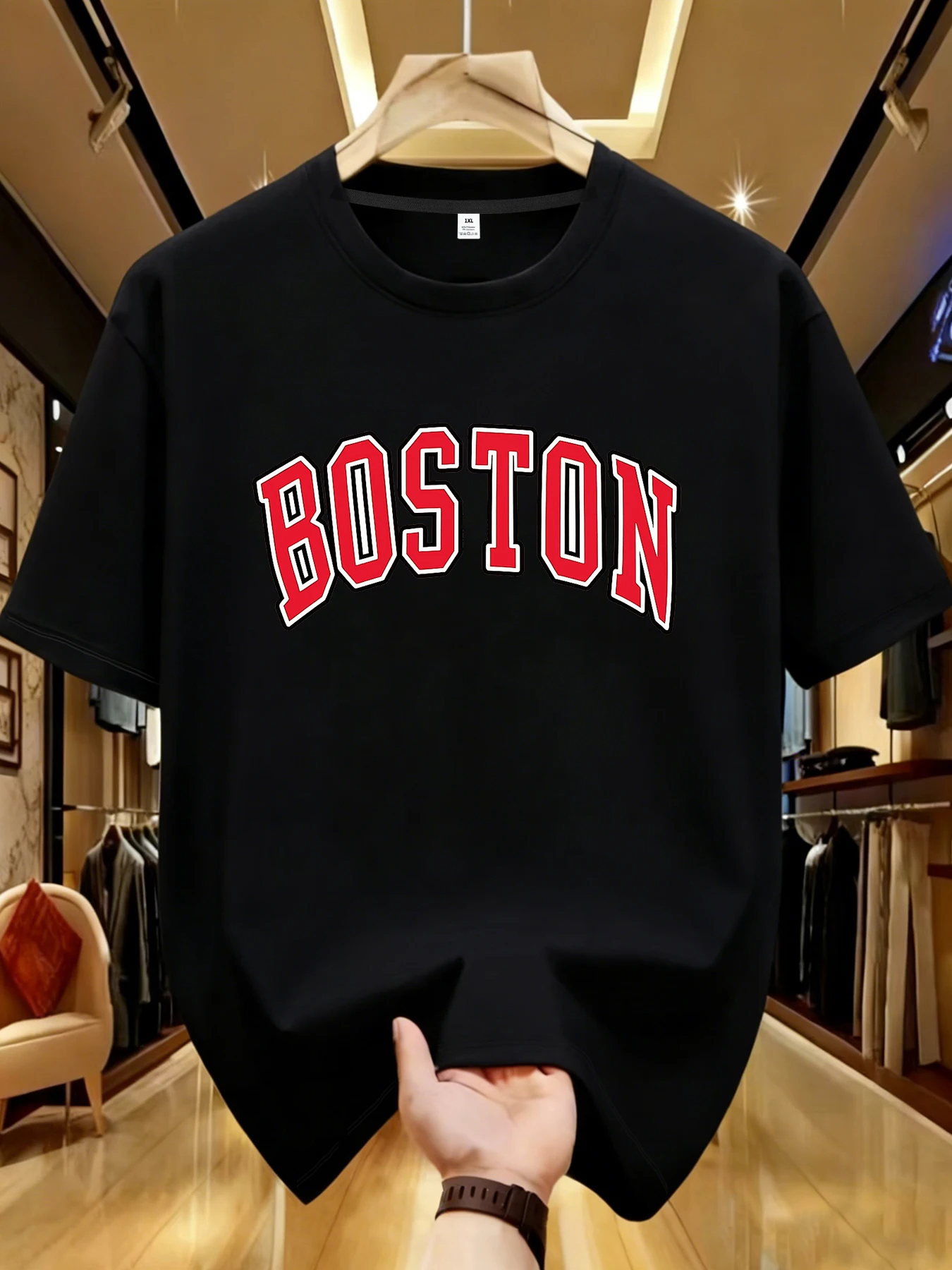 

【WDS01106】Женская футболка с принтом, больших размеров, летняя, повседневная, в уличном стиле, с коротким рукавом, модель «Джокер»