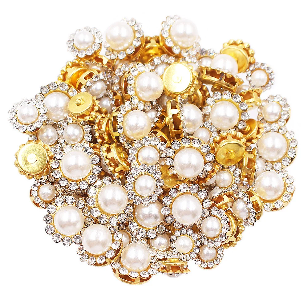 

50 шт., когти подсолнечника с плоской задней частью, пришитые стразы, жемчуг, блестящие кристаллы, камни, отделка страз, шитье, стразы, ткань, ремесла, драгоценные камни