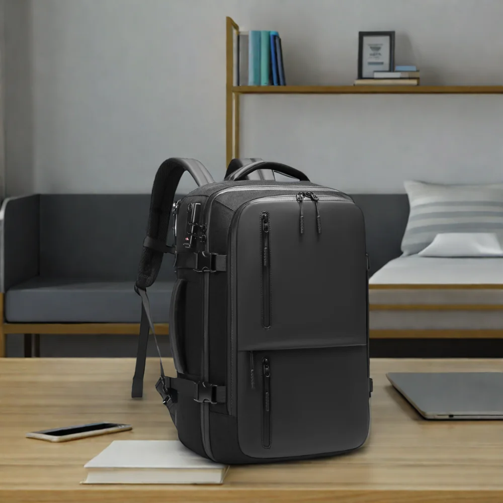 

Водонепроницаемые школьные сумки большой емкости, уличный мужской дорожный рюкзак для ноутбука, повседневный деловой рюкзак с замком