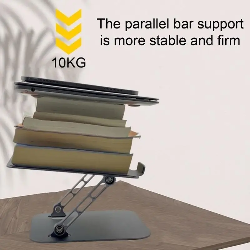 R53C Laptop Stand for Desk Adjustable Height Laptop Rack Desk Adjustable Height Laptop Bracket for 10-17inch Laptop