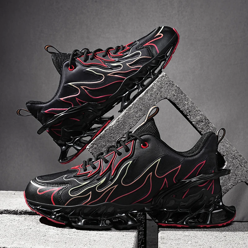 

Men's light sneakers Spring and Autumn outdoor breathable casual running shoes fashion youth absorb shock soft-sole sports shoes