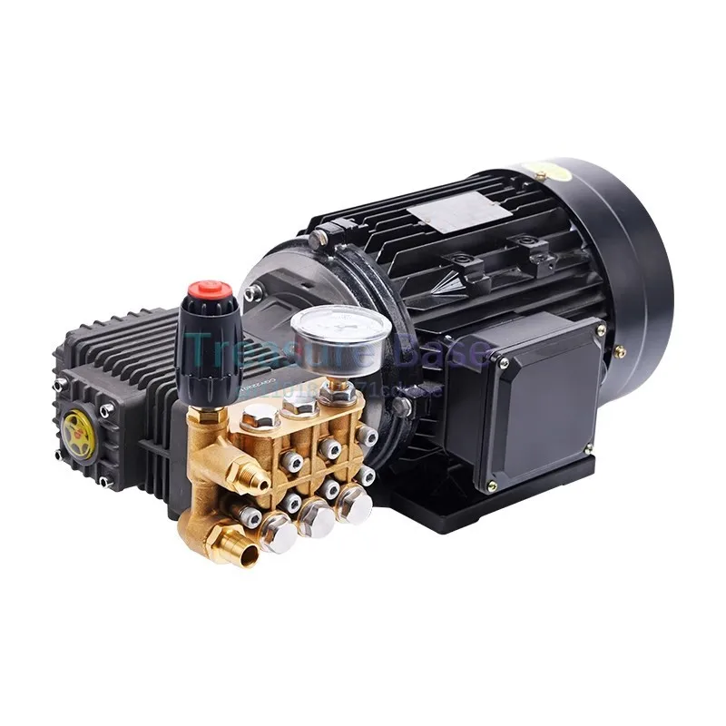 

Stainless Steel/Brass Plated Triplex Plunger Pump Household Washing Machine High Pressure Washer Car Wash Fog Machine Pump