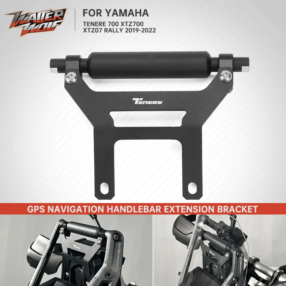 Motorcycle GPS Navigation Handlebar Extension Bracket For YAMAHA Tenere 700 XTZ700 RALLY XTZ 690 T700 T7 Phone Holder 2019-2022