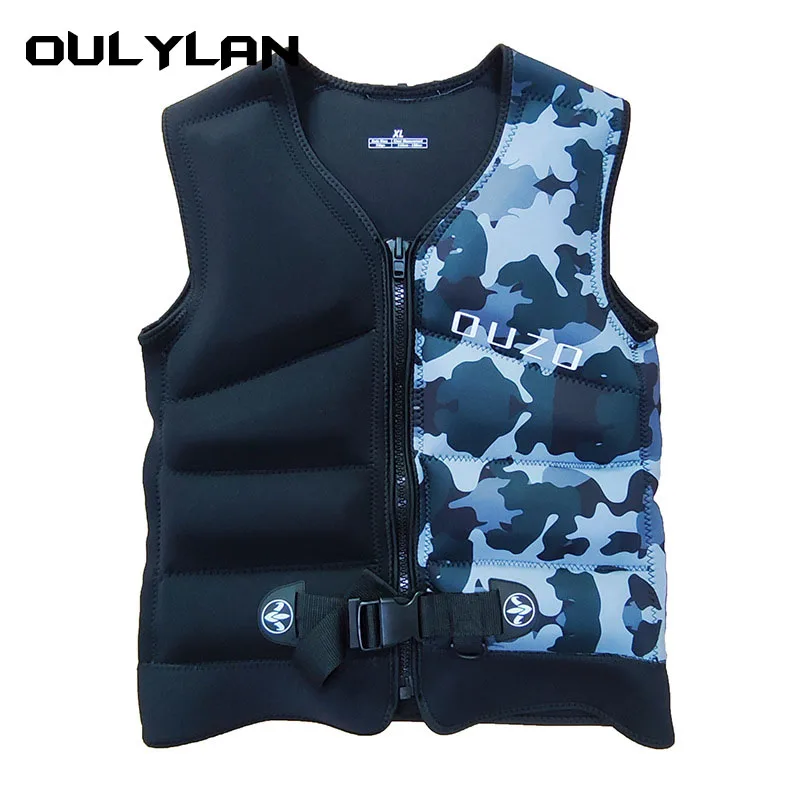 

Oulylan Swimming Buoyancy Fishing Life Jacket Sailing Convenient Outdoor Kayak Rescue Swimming Life Jacket Rescue vest