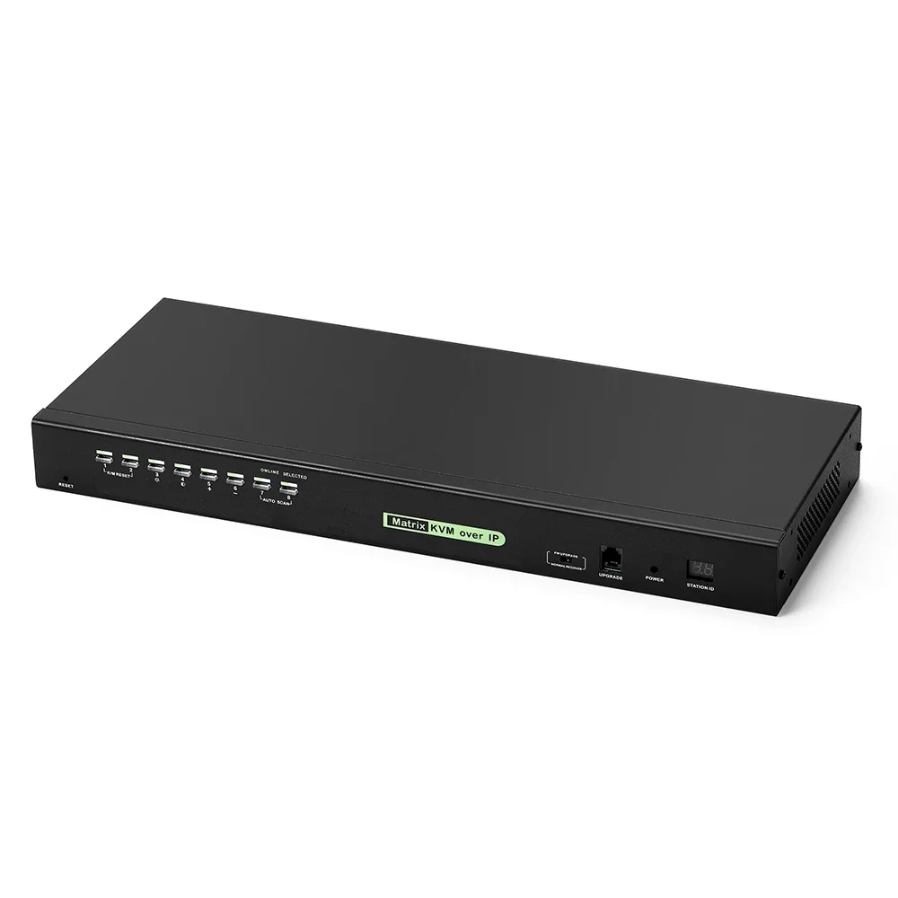 

High Quality Custom 1920 X 1080 1-Local / 2-Remote Access Port Cat5 Ip Kvm Switch
