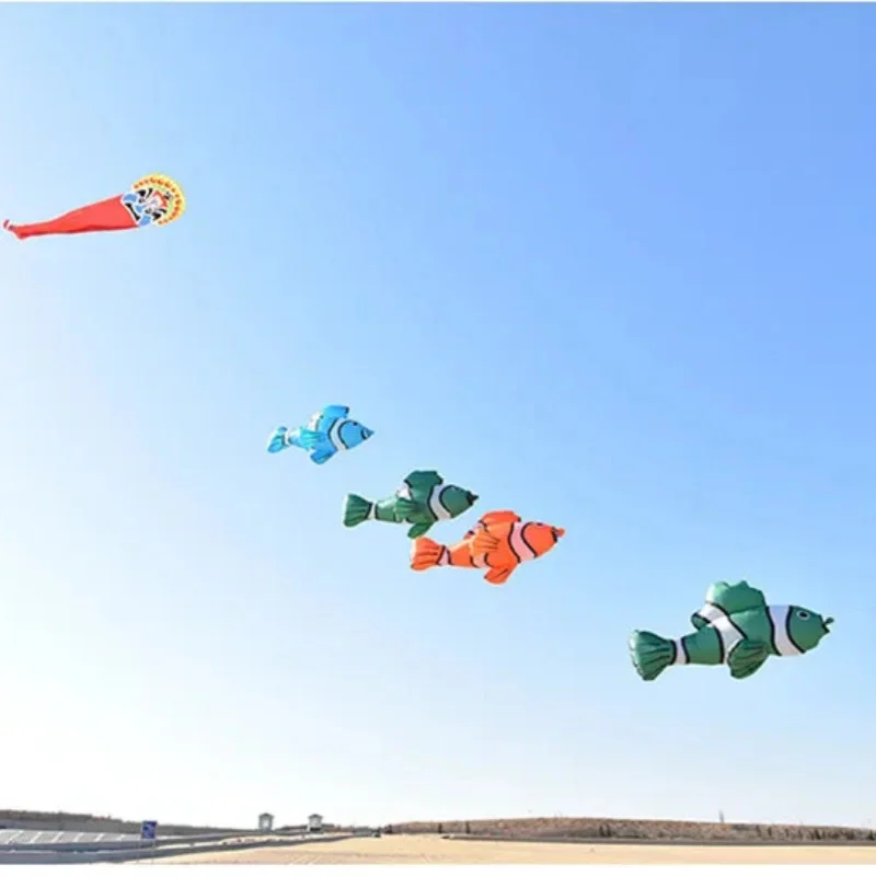 free shipping flying fish kite pendant giant soft kite string pilot kevlar cerf-volant papalote kite professional paragliding