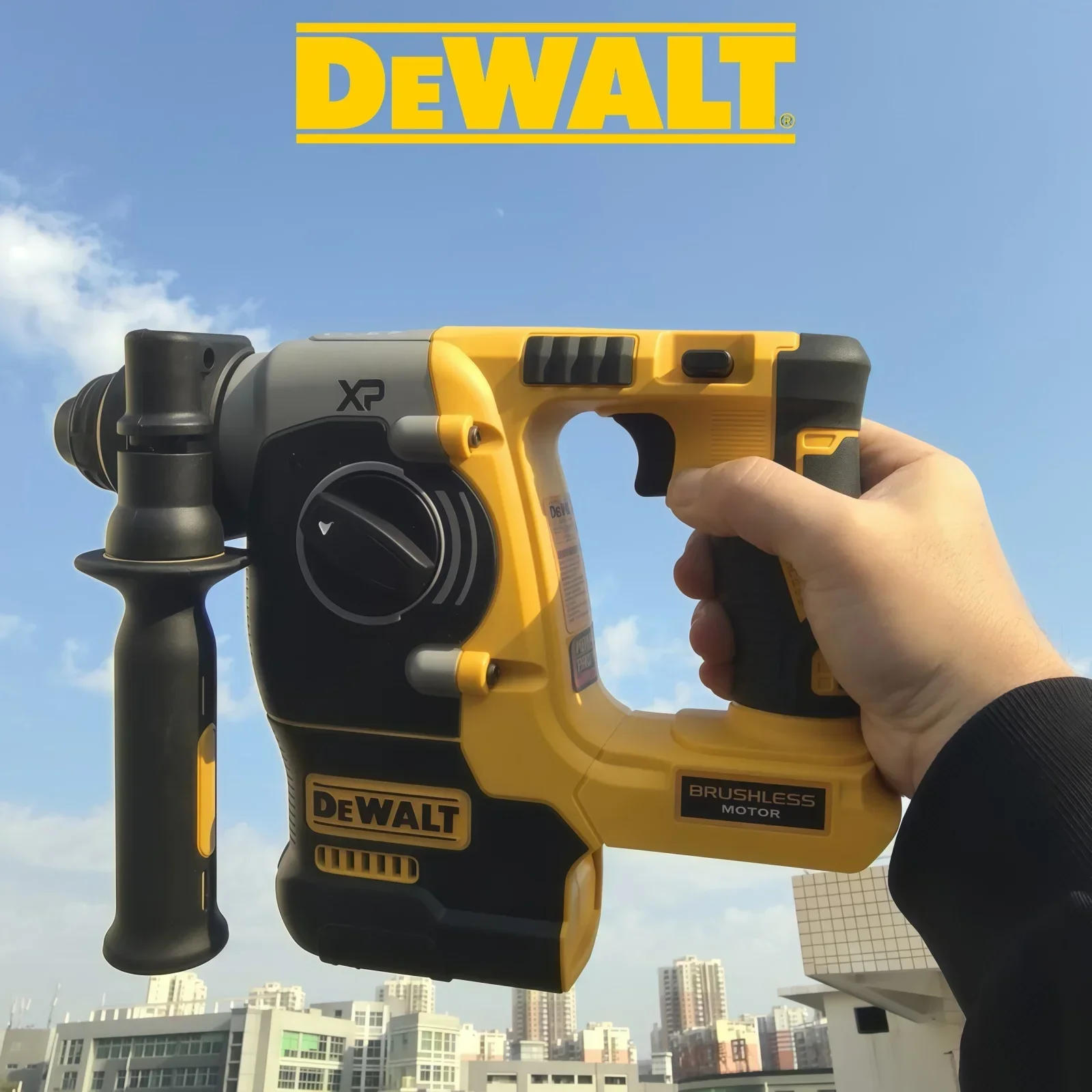 Dewalt perceuse à percussion rotative Rechargeable sans fil 2 Modes sds-plus filaire démolition déchiquetage métal brise-béton marteau-piqueur