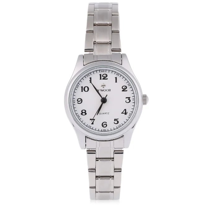 Hot selling 2024 new fashionable casual versatile couple watch with steel strap quartz watch Shipped within 48 hours