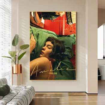 法國浪漫電影《天使愛美麗》海報,奇幻愛情電影帆布印刷牆面藝術裝飾掛畫,家居房間裝飾 10 最佳銷售 法國海報 - №5