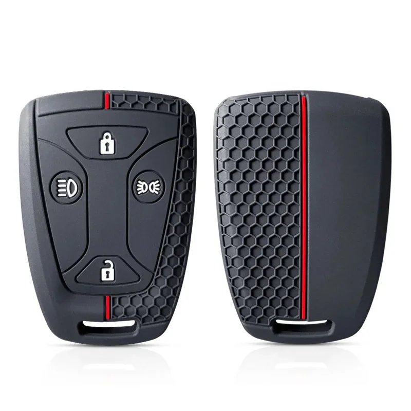 

1Pc for Saab Truck DC13 143 148 R S G Series Scania 1993 Remote Silicone 4 Button Key Fob Chain Ring Cover Case Holder Protect